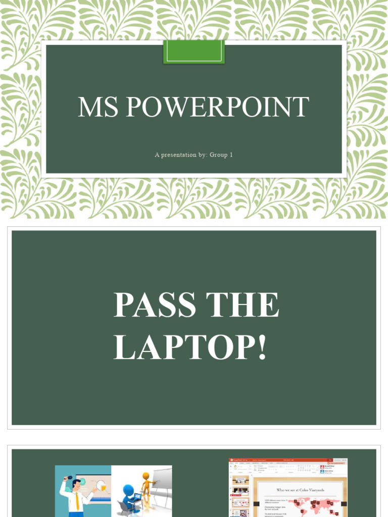 MS PowerPoint Overview and Features | PDF | Microsoft Power Point ...