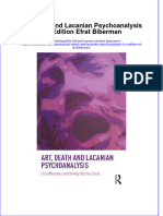(Download PDF) Art Death and Lacanian Psychoanalysis 1St Edition Efrat Biberman Online Ebook All Chapter PDF