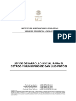 Ley de Desarrollo Social para El Estado y Municipios 30 Nov 2020
