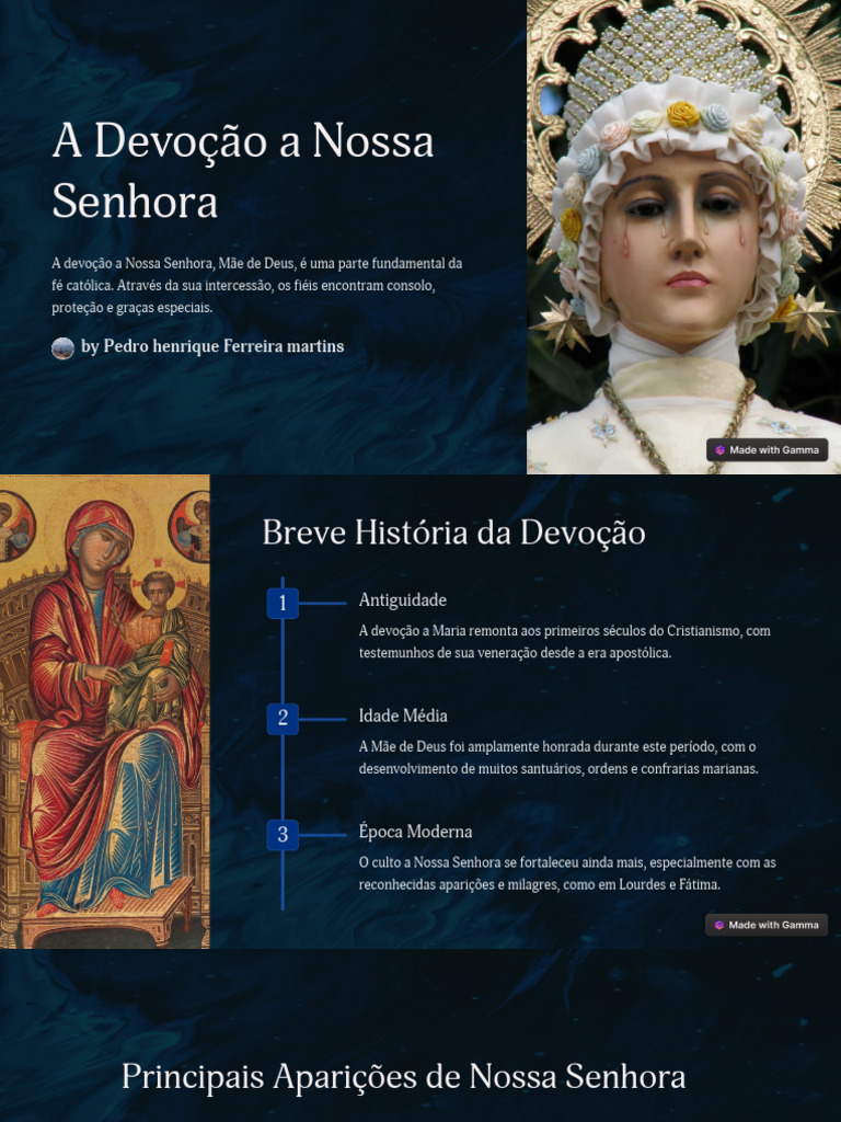 A Devocao A Nossa Senhora | PDF | Maria, mãe de Jesus | Oração