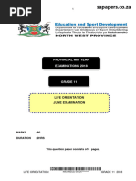 Life Orientation GR 11 Paper