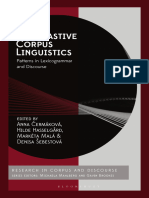 Contrastive Corpus Linguistics - Patterns in Lexicogrammar and Discourse