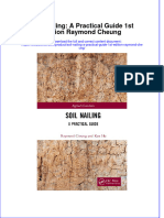 (Download PDF) Soil Nailing A Practical Guide 1St Edition Raymond Cheung Online Ebook All Chapter PDF