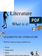 Literature What Is It