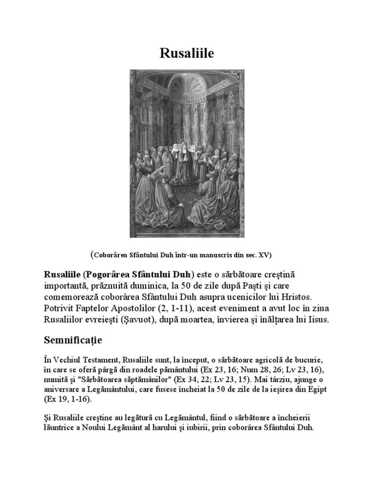 Rusaliile | PDF