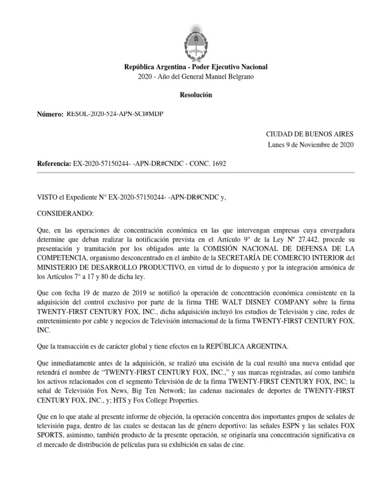 Caso disney fox 2 pdf mercado econom a 