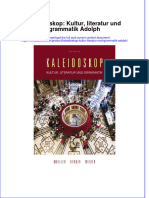 (Download PDF) Kaleidoskop Kultur Literatur Und Grammatik Adolph Online Ebook All Chapter PDF