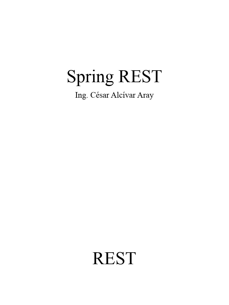 Spring Rest Maven Dependency