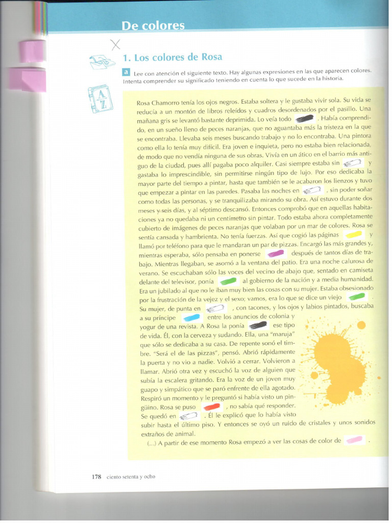 Colores Lectura y Modismos | PDF