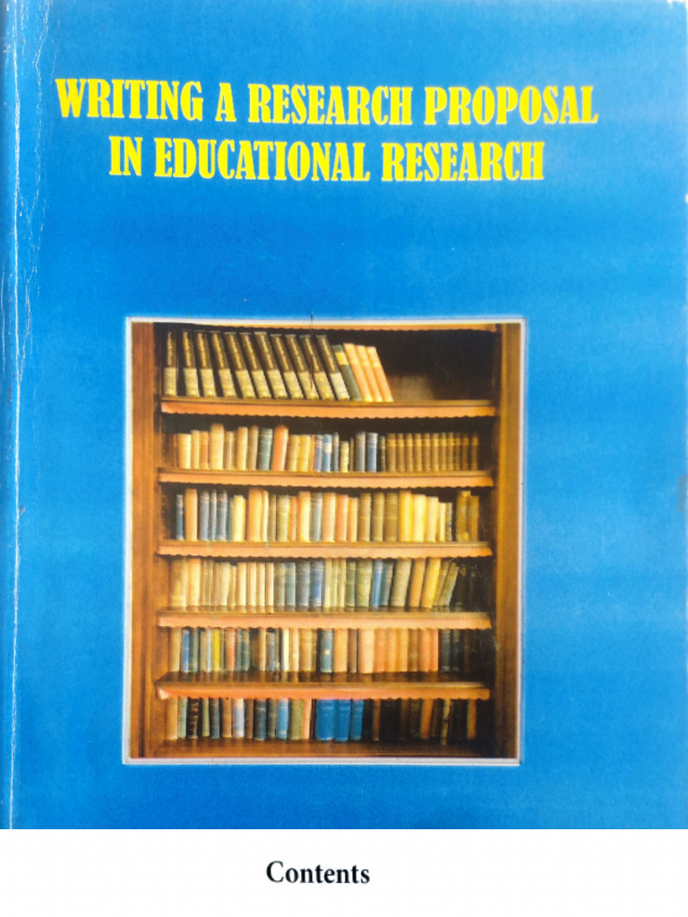 HOW TO WRITE AN EDUCATIONAL RESEARCH PROPOSAL visual data 7