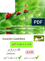 Ecuaciones Cuadráticas