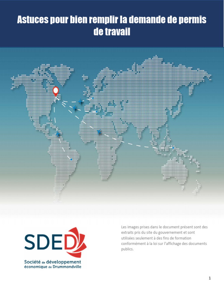 Demande de permis de travail en ligne | PDF