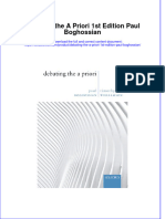 [Download pdf] Debating The A Priori 1St Edition Paul Boghossian online ebook all chapter pdf 