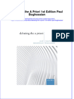 (Download PDF) Debating The A Priori 1St Edition Paul Boghossian Online Ebook All Chapter PDF