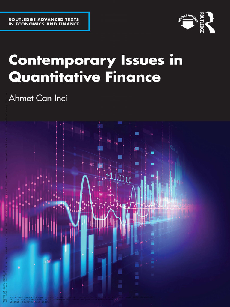 Contemporary Issues in Quantitative Finance (Ahmet Can Inci) (Z-Library) |  PDF | Derivative (Finance) | Option (Finance)
