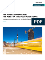 HPE Nimble Storage Peer Persistence Deployment Considerations