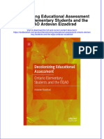 [Download pdf] Decolonizing Educational Assessment Ontario Elementary Students And The Eqao Ardavan Eizadirad online ebook all chapter pdf 