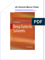 [Download pdf] Deep Eutectic Solvents Marcus Yizhak online ebook all chapter pdf 