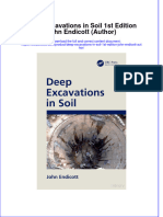 (Download PDF) Deep Excavations in Soil 1St Edition John Endicott Author Online Ebook All Chapter PDF
