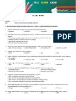 Soal PKN Kelas 6 SD Bab 3 Sistem Pemerintahan Republik Indonesia 2
