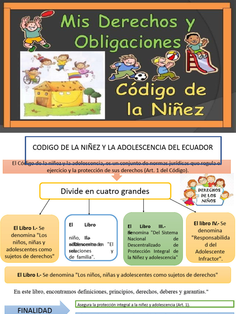Código de la Niñez y Adolescencia 2024 | PDF | Familia | Derechos de ...