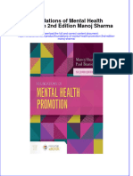 [Download pdf] Foundations Of Mental Health Promotion 2Nd Edition Manoj Sharma online ebook all chapter pdf 