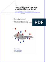 [Download pdf] Foundations Of Machine Learning Second Edition Mehryar Mohri online ebook all chapter pdf 