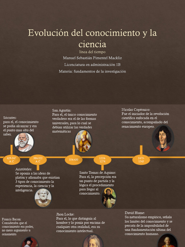 Evolución Del Conocimiento y La Ciencia | PDF | Conocimiento ...