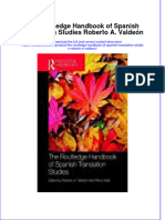 (Download PDF) The Routledge Handbook of Spanish Translation Studies Roberto A Valdeon Online Ebook All Chapter PDF