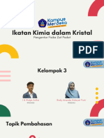 Kelompok 3 - Ikatan Kimia Dalam Kristal - Pengantar Fisika Zat Padat