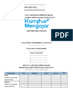 Format Rencana Aksi Kolaborasi (Rak) Mahasiswa KM 7