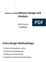 Mars Entry Mission Design and Analysis