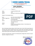 SURAT PAKLARING MUH IZZUL HAQ PT.SCT