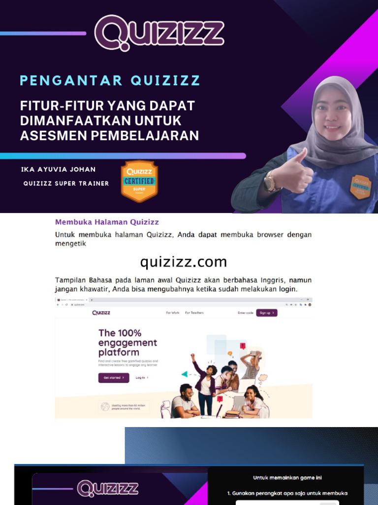 Materi Hari 1 Fitur Quizizz Pdf