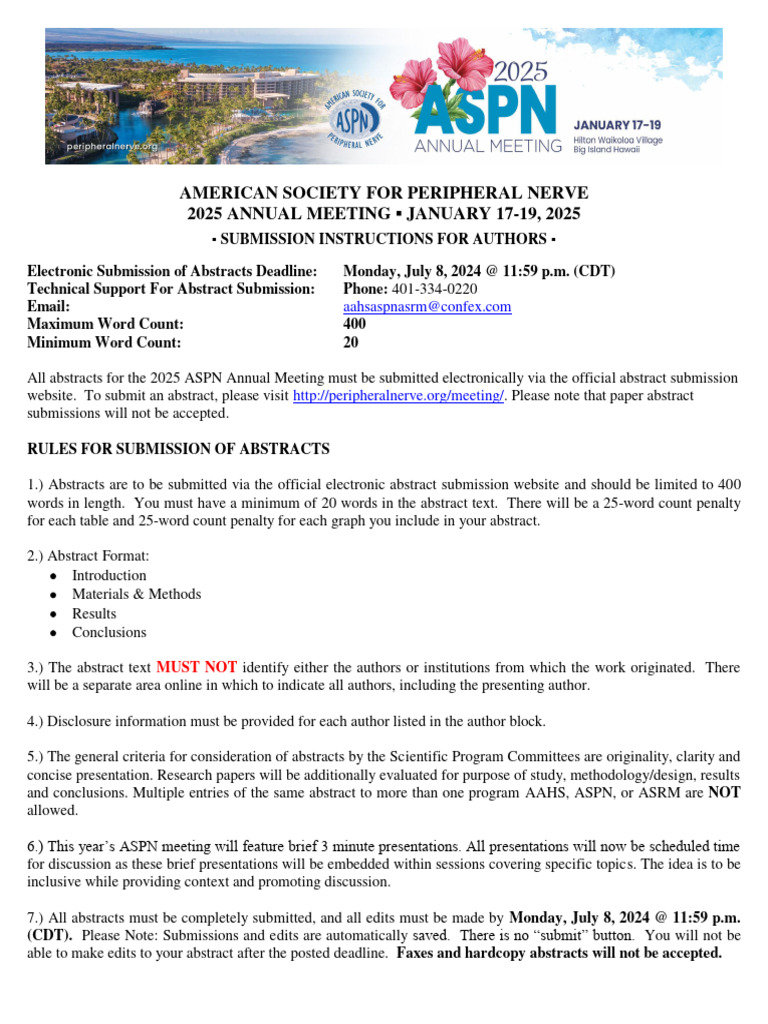 2025 ASPN Annual Meeting Abstracts Guide | PDF | Abstract (Summary)