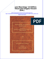 (Download PDF) Autoimmune Neurology 1St Edition Sean J Pittock and Angela Vincent Eds Online Ebook All Chapter PDF