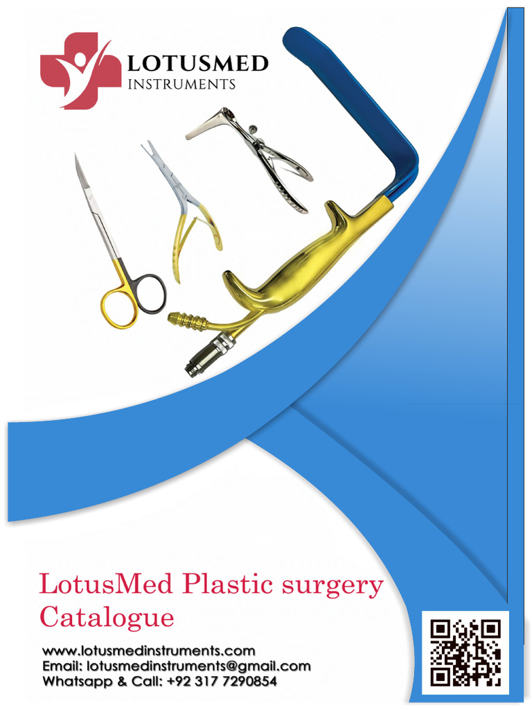 Plastic Surgery Instruments Catalog | PDF | Knife | Cutting Tools