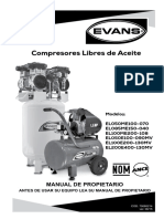 El050e100-090mv Compresor Libre de Aceite Medico-Ficha Tecnica