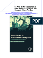 (Download PDF) Automation and Its Macroeconomic Consequences Theory Evidence and Social Impacts Klaus Prettner Online Ebook All Chapter PDF