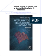 [Download pdf] Fractal Functions Fractal Surfaces And Wavelets Second Edition Peter R Massopust online ebook all chapter pdf 