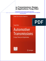 [Download pdf] Automotive Transmissions Design Theory And Applications Yong Chen online ebook all chapter pdf 