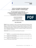 O gestor escolar na transição da pandemia para pós-pandemia