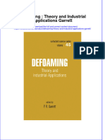 [Download pdf] Defoaming Theory And Industrial Applications Garrett online ebook all chapter pdf 