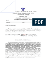 Ad1.Língua Portuguesa Na Educação II 2011