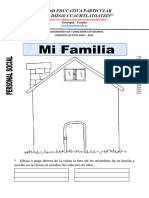 Ficha de Mi Familia Para 1er0 2do Basica