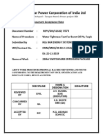 Water Tightness test-WP