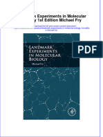 (Download PDF) Landmark Experiments in Molecular Biology 1St Edition Michael Fry Online Ebook All Chapter PDF