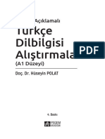 Türkçe Dilbilgisi Alıştırmaları: Arapça Açıklamalı