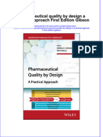 [Download pdf] Pharmaceutical Quality By Design A Practical Approach First Edition Gibson online ebook all chapter pdf 