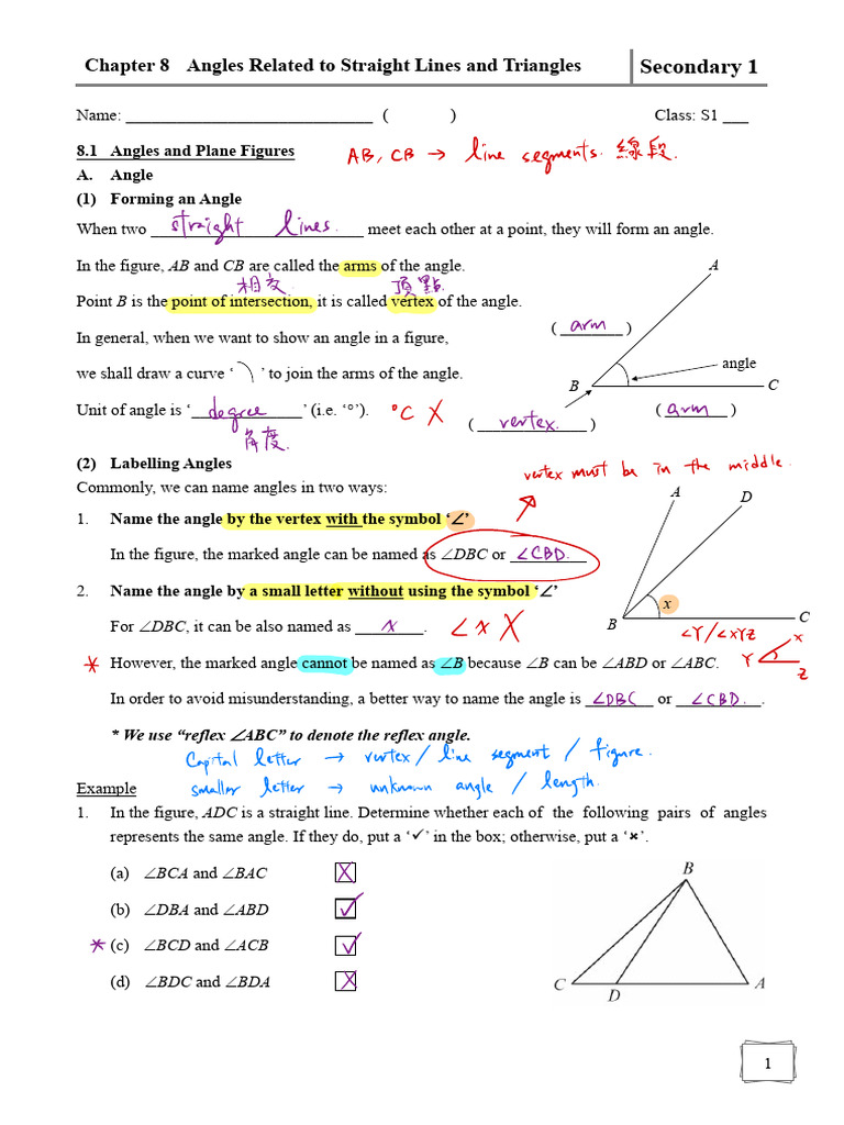 Geometry Basics for Students | PDF | Triangle | Circle